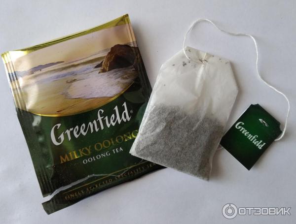 Чай Greenfield Oolong байховый китайский с ароматом молока и лепестками мальвы фото