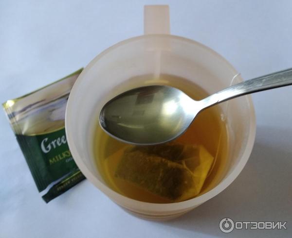 Чай Greenfield Oolong байховый китайский с ароматом молока и лепестками мальвы фото