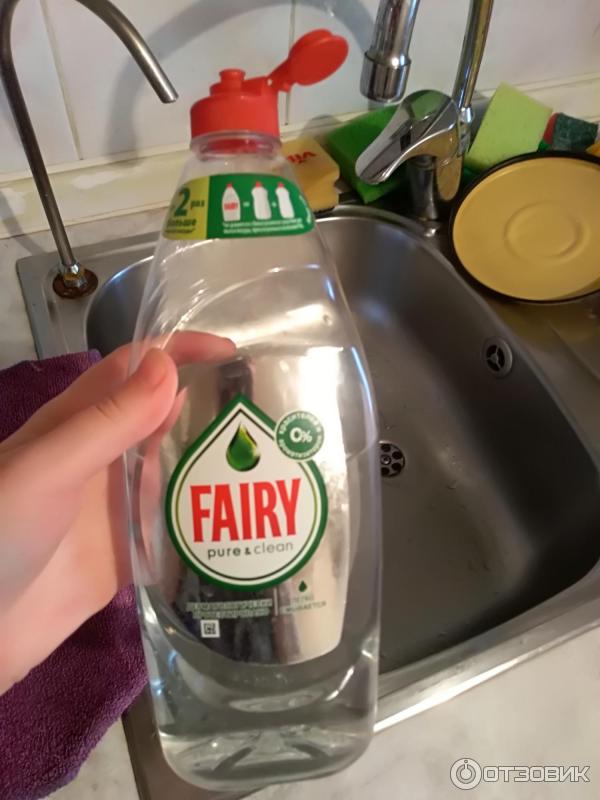 Средство для мытья посуды Fairy Pure&clean фото