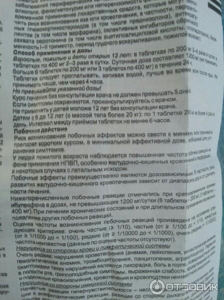 Ибупрофен Гель Инструкция По Применению Цена