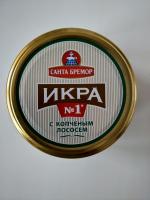 Икра деликатесная с копченым лососем "Санта-Бремор" № 1 фото