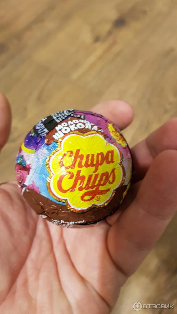 Шоколадный шар Chupa Chups Тролли фото