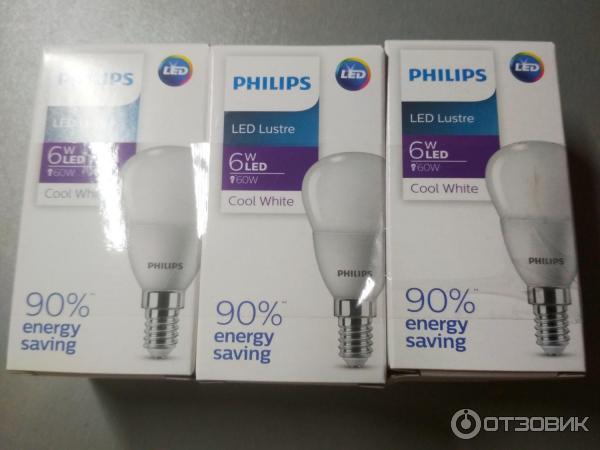 Светодиодная лампа Philips 6.5 Вт фото