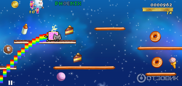Игра Nyan Cat - Lost in Space для платформы Android фото