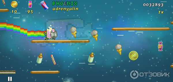 Игра Nyan Cat - Lost in Space для платформы Android фото
