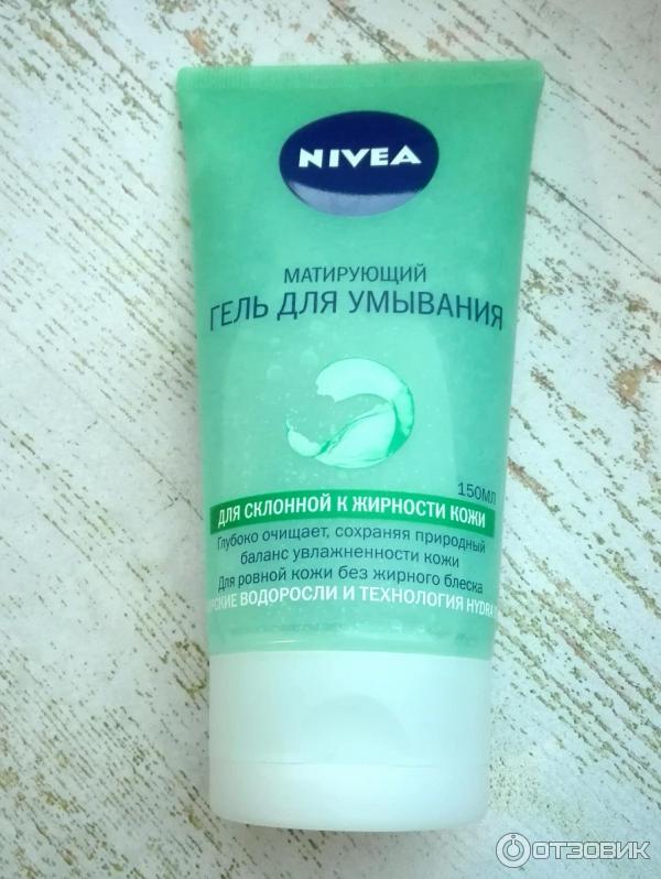 Матирующий гель для умывания Nivea с морскими водорослями и Hydra IQ фото