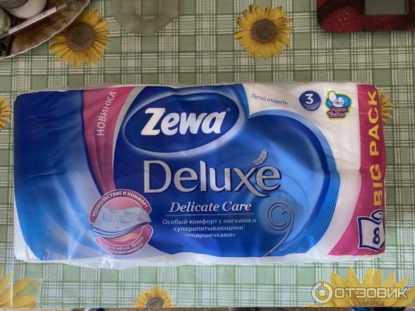 Туалетная бумага Zewa Deluxe фото