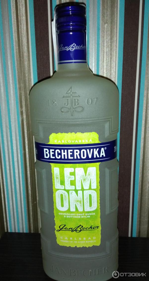 Ликер Becherovka Lemond фото