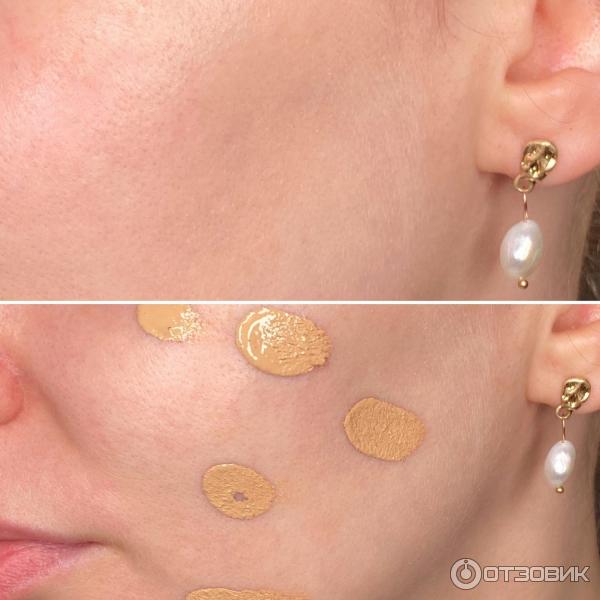 Процесс нанесения Liquid Touch Weightless Foundation