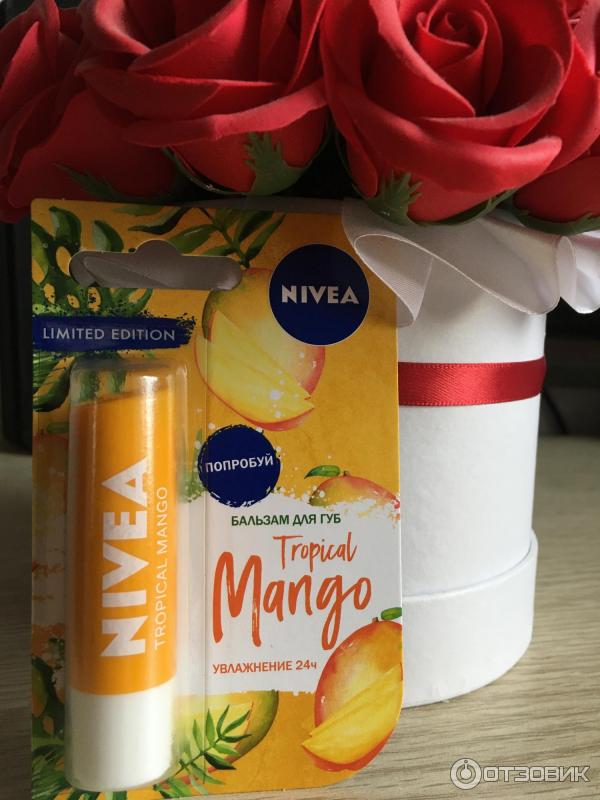 Бальзам для Губ Nivea тропический манго фото