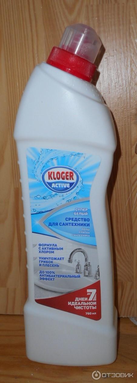 Средство для сантехники Kloger Active супер белый фото