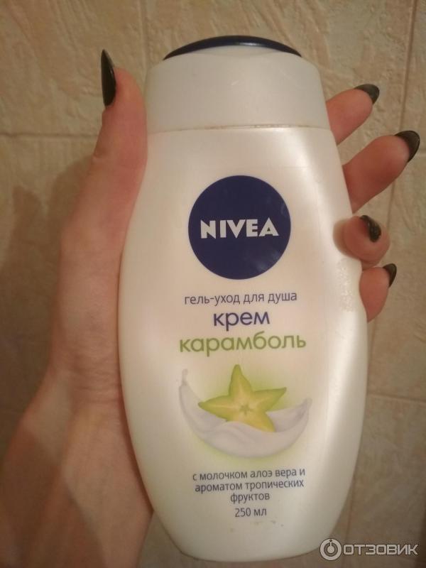 Гель-уход для душа Nivea Крем Карамболь фото