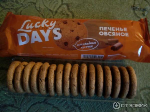 Печенье овсяное Lucky Days фото