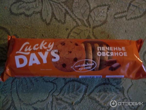 Печенье овсяное Lucky Days фото