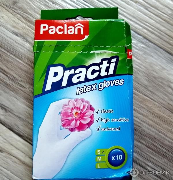 Латексные перчатки Paclan фото