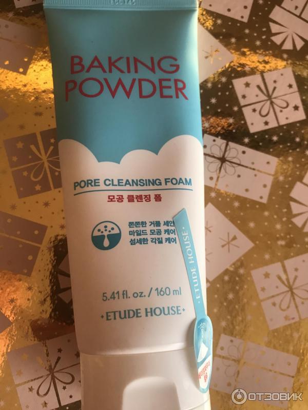 Очищающая пенка Etude House Baking Powder Pore&BB Deep Cleansing Foam фото