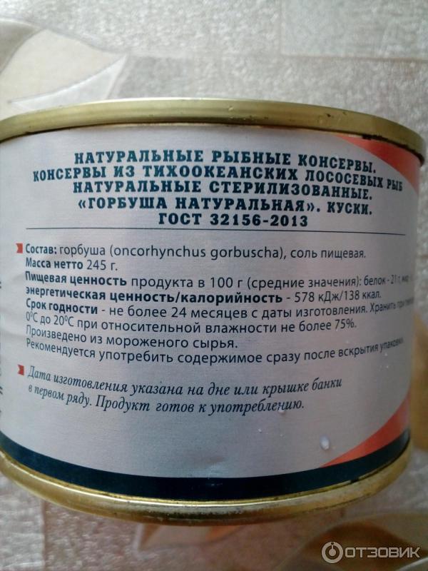 Состав продукта