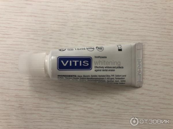 Зубная паста Vitis whitening фото