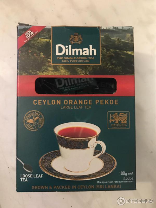 Чай Dilmah крупнолистовой фото