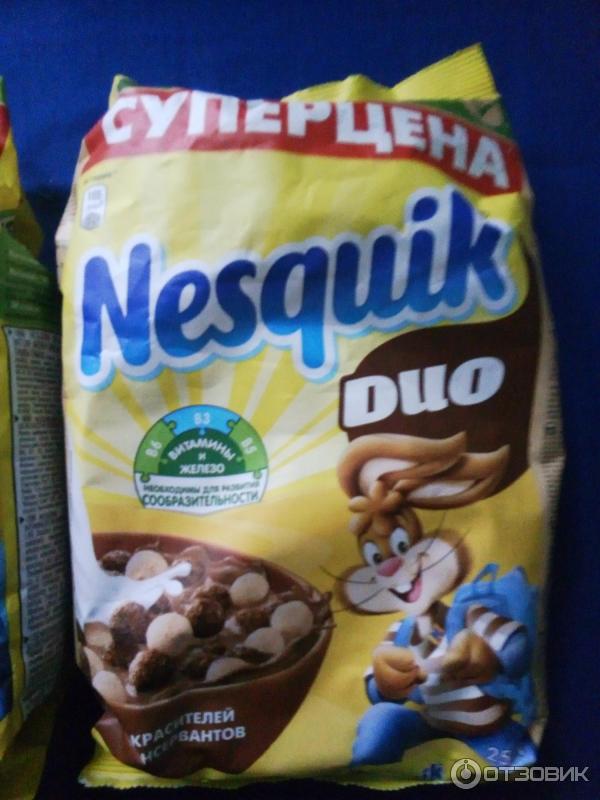 Готовый завтрак Nesquik Duo Nestle фото