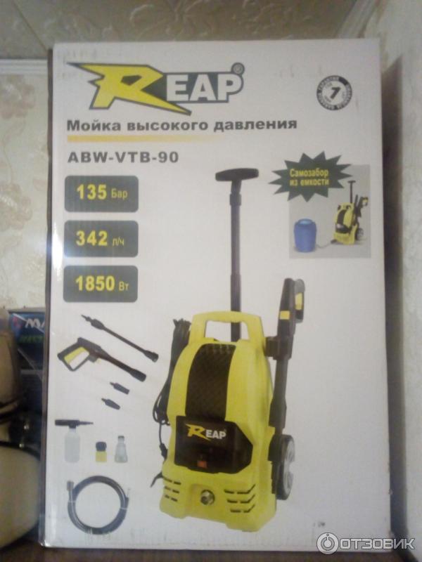 Отзыв о Мойка высокого давления Reap ABW-VTB-90 | Грязи не останется!