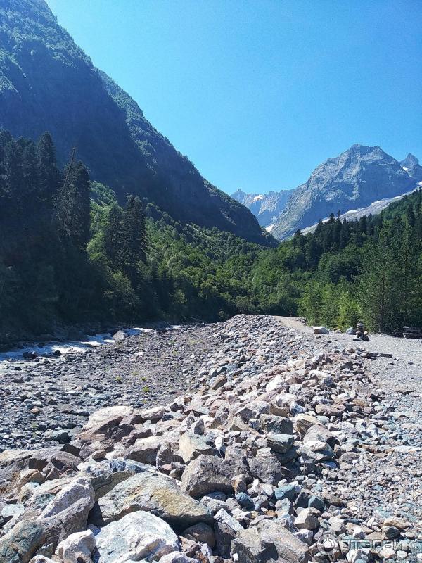 Река Аманауз Домбай