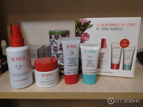 Набор средств ухода для молодой кожи Clarins My Clarins Re-boost фото