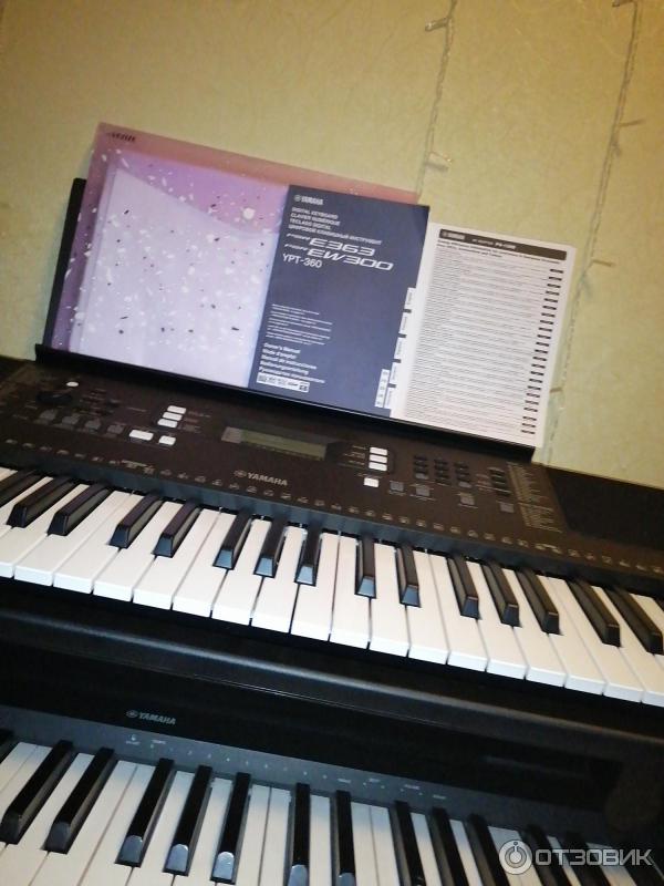 Отзыв о Синтезатор Yamaha PSR-E363 | Очень хороший удобный ...