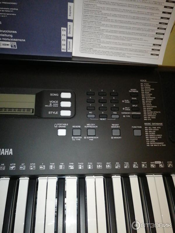 Отзыв о Синтезатор Yamaha PSR-E363 | Очень хороший удобный ...