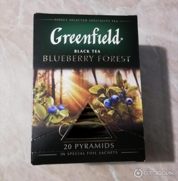 Чай Greenfield Blueberry Forest в пирамидках фото