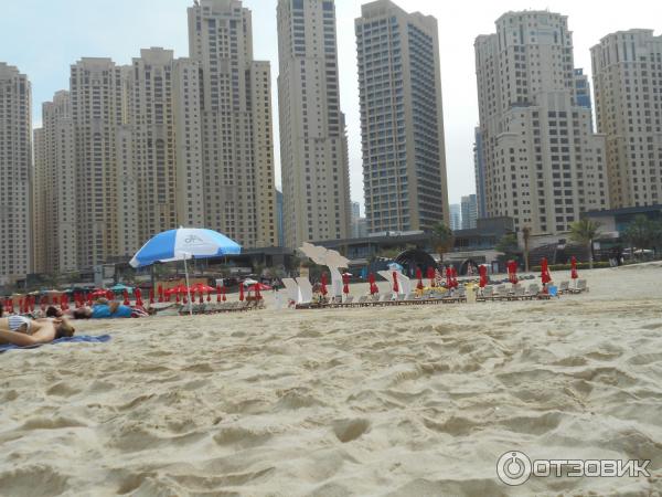 Пляж Jumeirah Beach Residence (ОАЭ, Дубай) фото