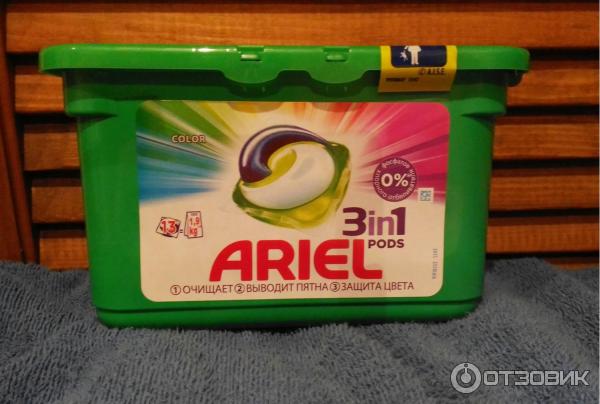 Капсулы для стирки Ariel Pods фото