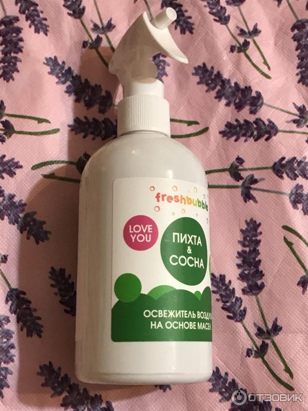 Экологичный освежитель воздуха Levrana Freshbubble на основе масел Пихта и сосна фото