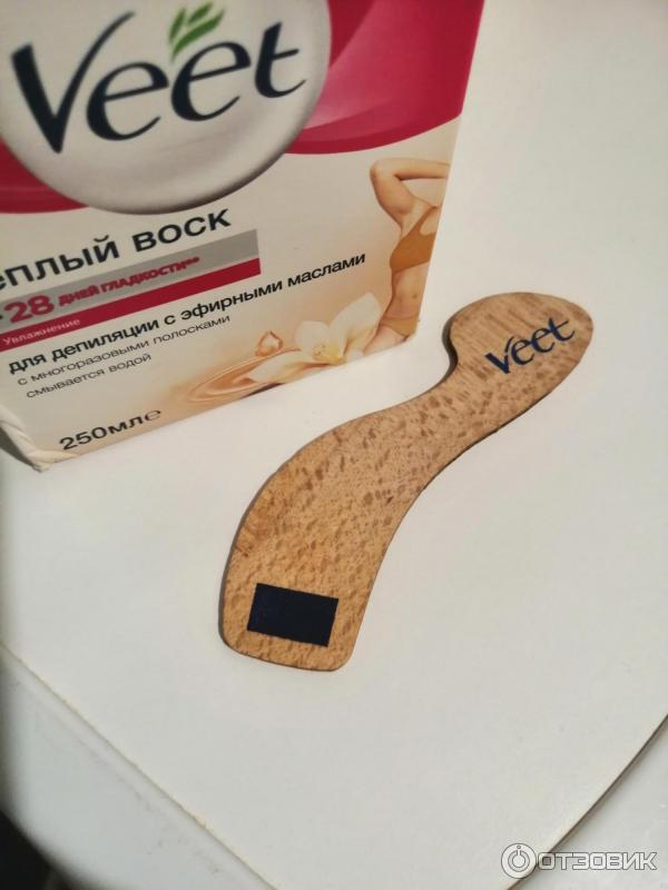 Теплый воск для депиляции Veet с эфирными маслами фото