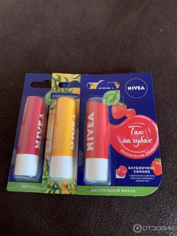 Бальзамы для губ Nivea фото