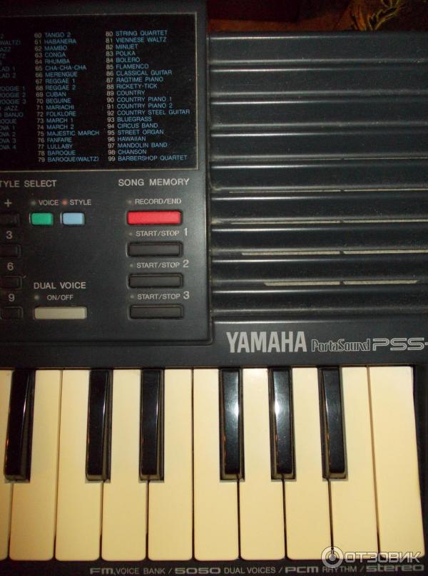 Синтезатор Yamaha PSS-380 фото