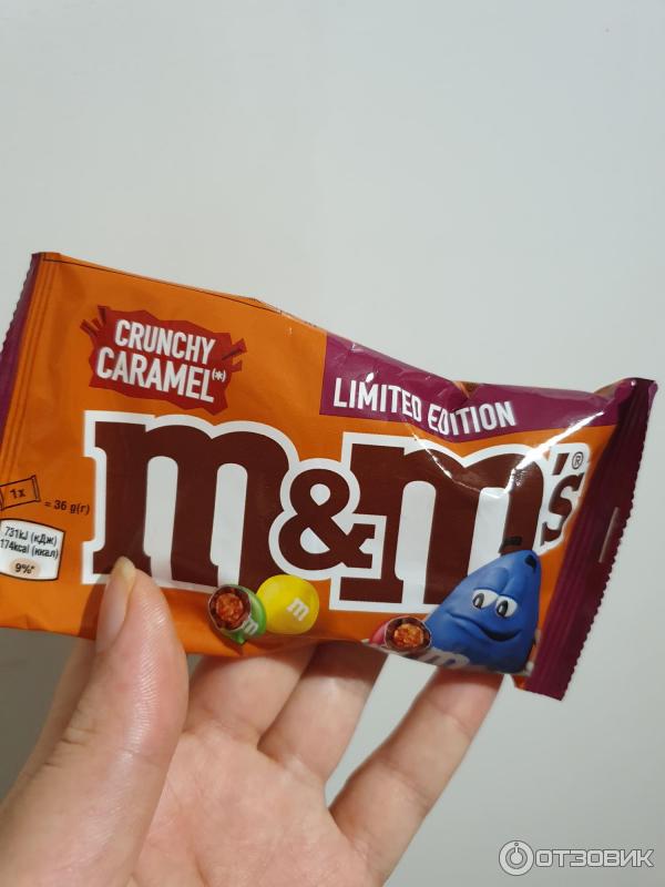 Драже M&M's Crunchy Caramel фото