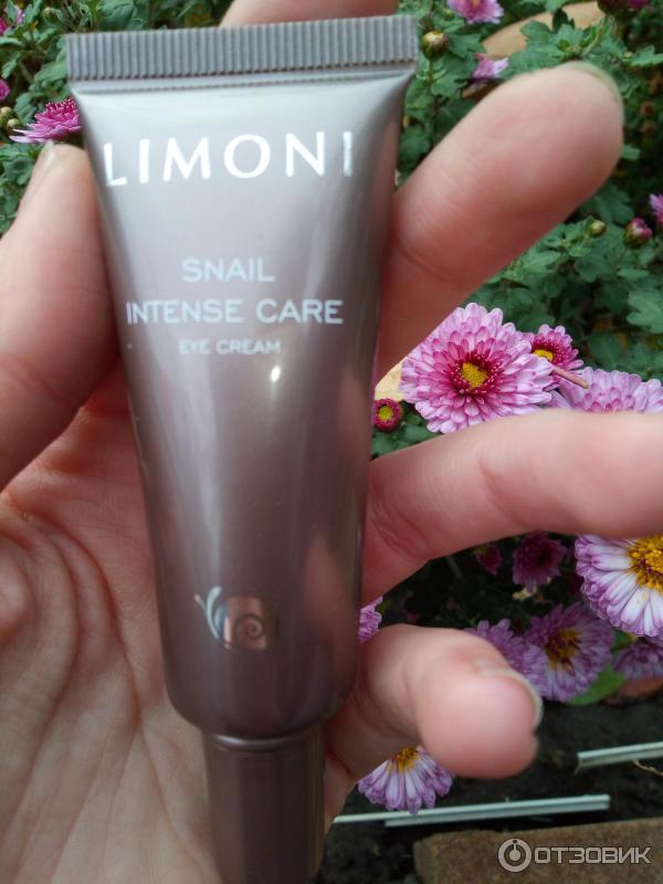 Крем для век с экстрактом слизи улитки Limoni Snail Repair Eye Cream фото