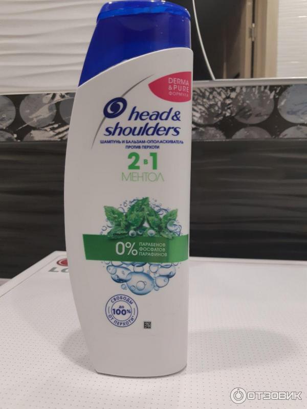 Шампунь и бальзам-ополаскиватель против перхоти Head & Shoulders Ментол 2 в 1 фото