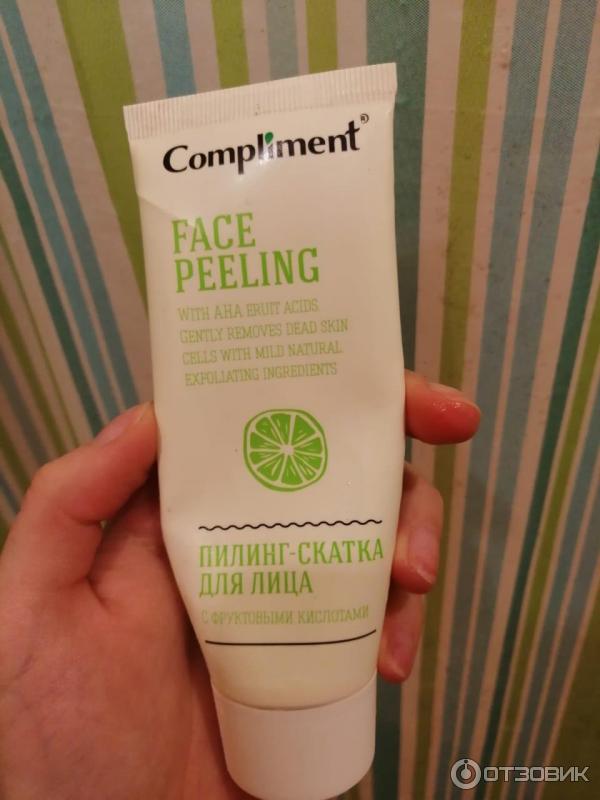 Пилинг-скатка для лица Compliment Face Peeling с фруктовыми кислотами фото