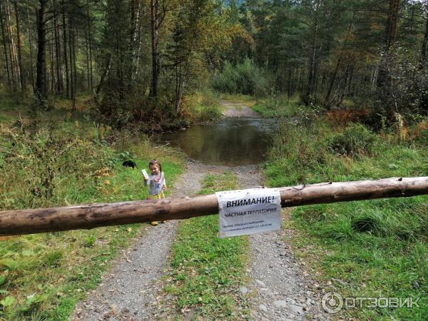 На этой территории далее в глубине палаточный городок от базы