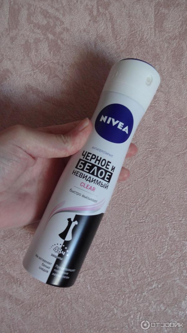 Антиперспирант-спрей Nivea Невидимая защита для черного и белого фото