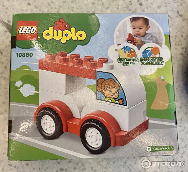 Конструктор Lego Duplo Мой первый гоночный автомобиль фото