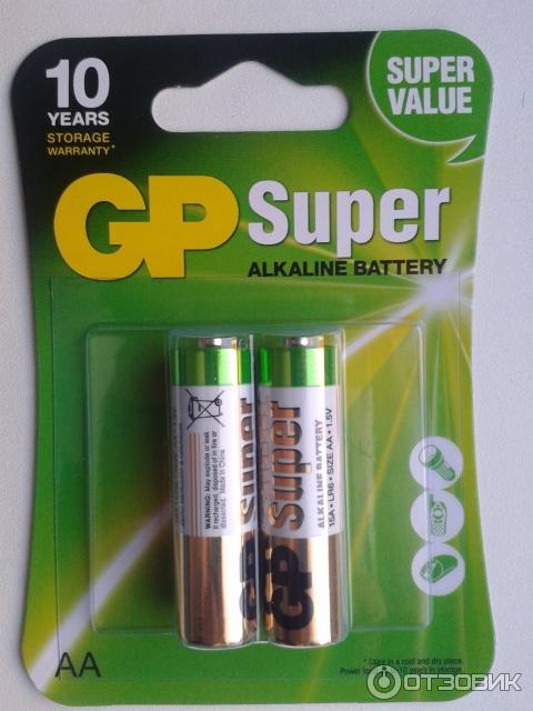 Батарейки GP Super АА 1.5V фото