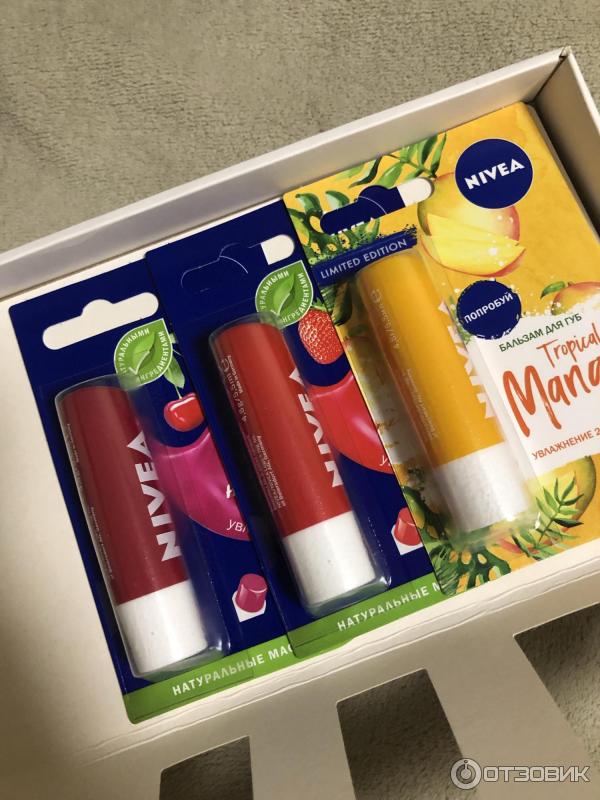 Бальзамы для губ Nivea фото