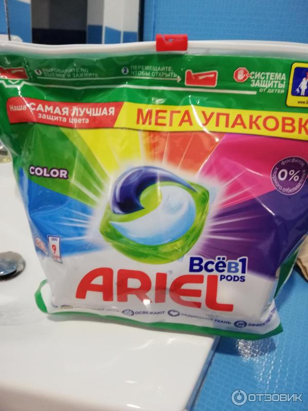 Капсулы для стирки Ariel Pods фото