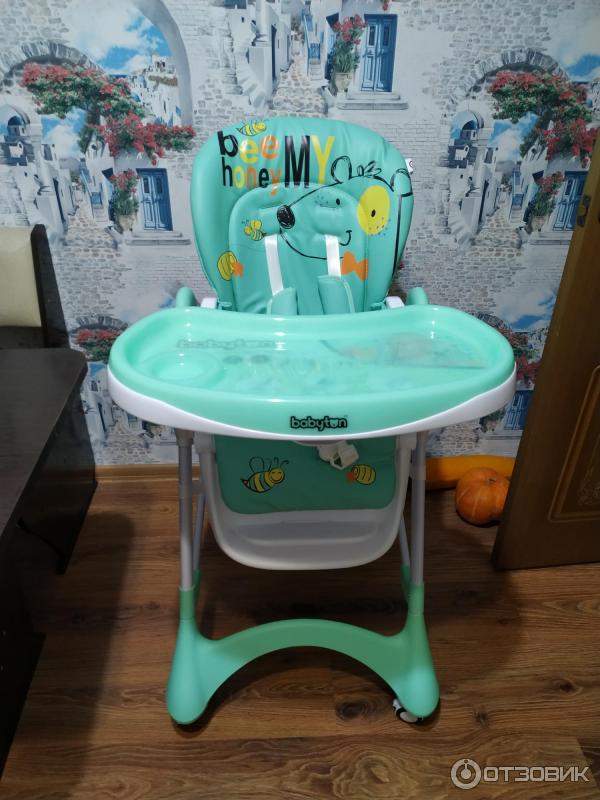 Стульчик babyton happy animals green