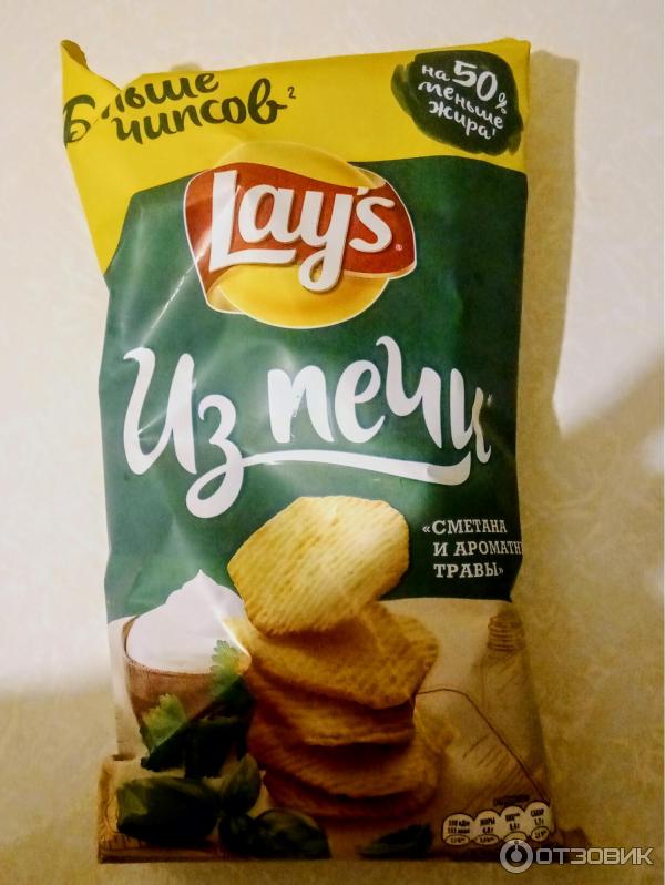 Картофельные чипсы Lays Из печи фото