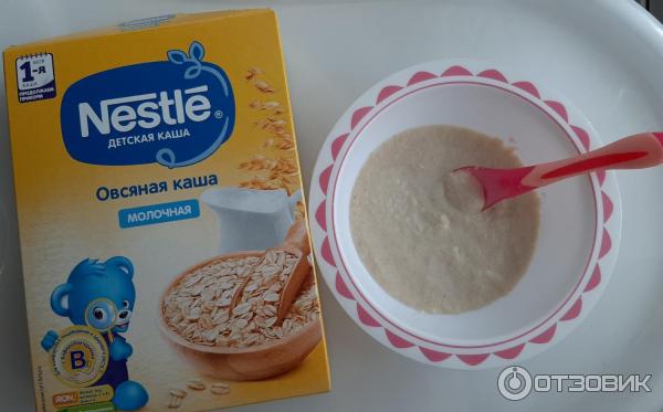 Каша молочная Nestle Овсяная фото