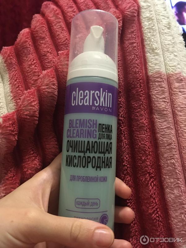 Пенка для лица Avon Clearskin Очищающая кислородная фото